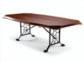 Tavolo in legno di noce con supporto in metallo dimensioni 150 x 80 x 75cm